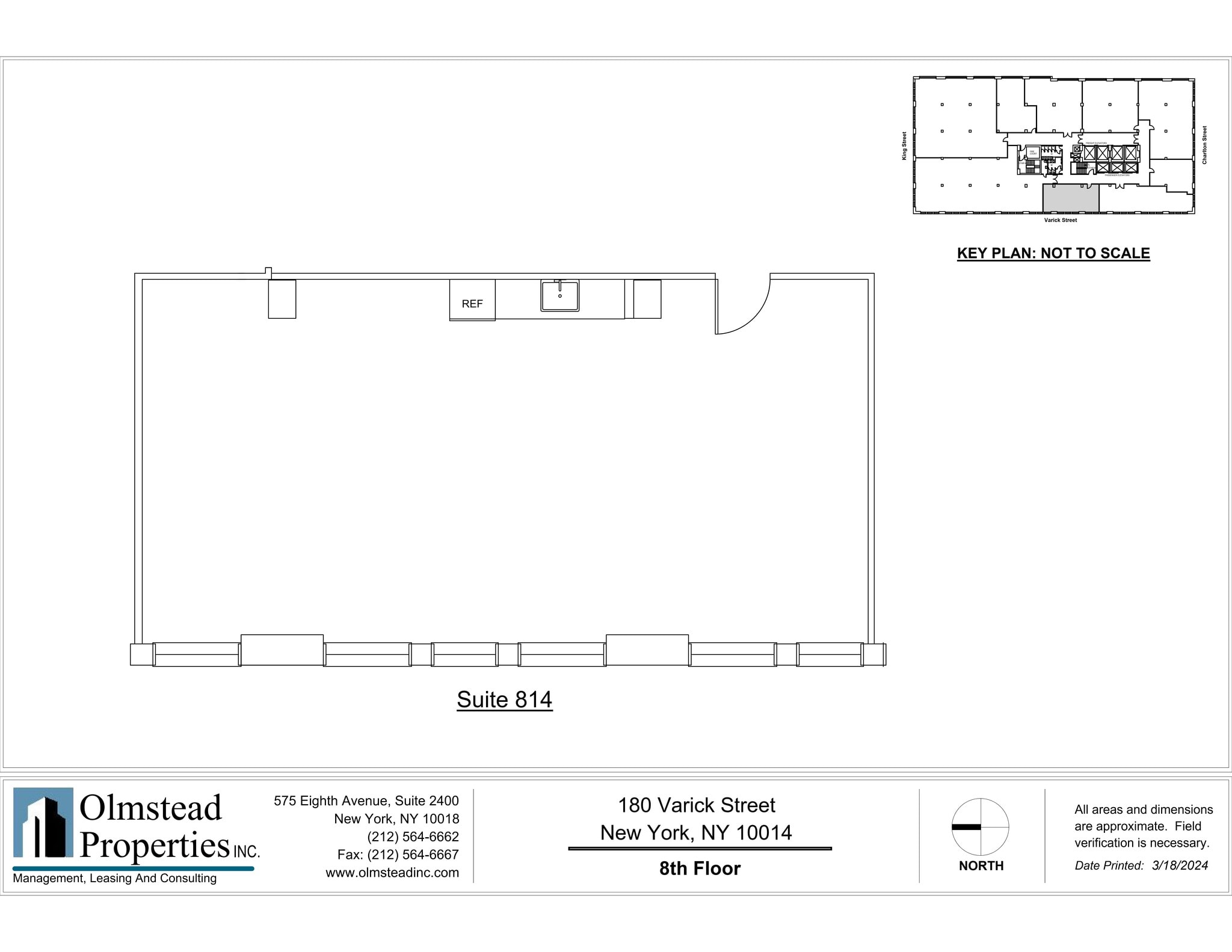 180 Varick St, New York, NY to rent Site Plan- Image 1 of 3