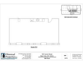180 Varick St, New York, NY to rent Site Plan- Image 1 of 3