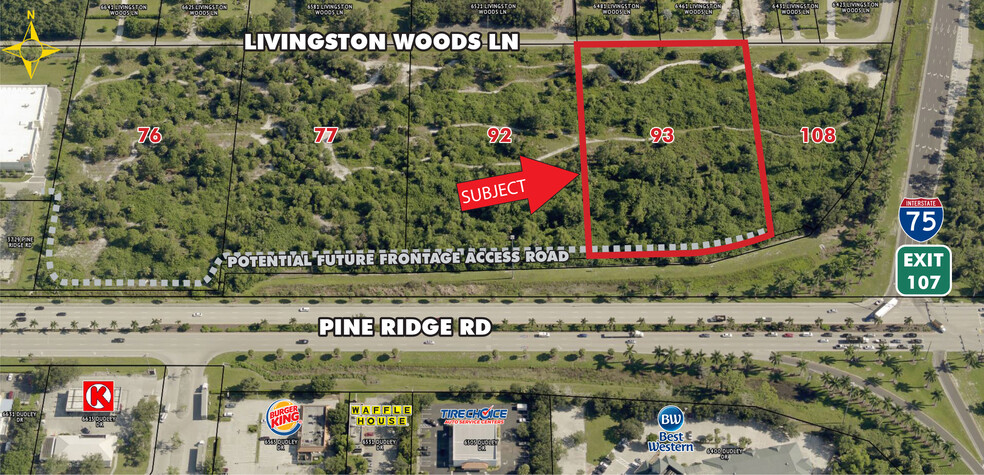 Pine Ridge Rd, Naples, FL for sale - Aerial - Image 1 of 1