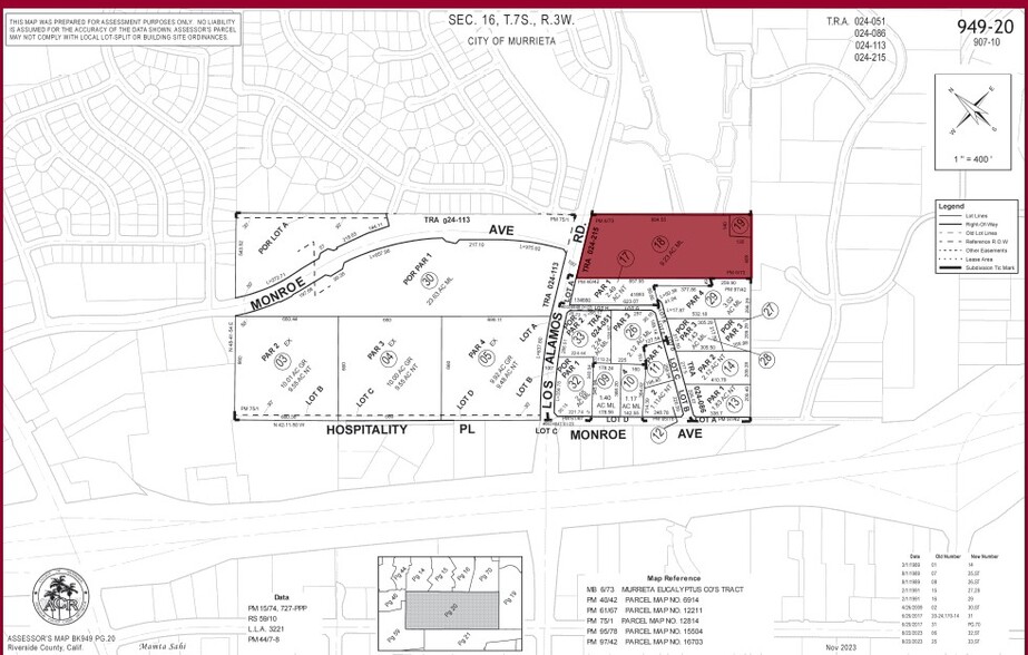 40798 Los Alamos Rd, Murrieta, CA for sale - Plat Map - Image 2 of 2