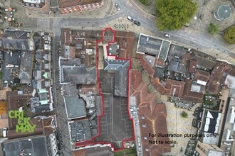 25 Piries Place, Horsham, WSX - AERIAL  map view