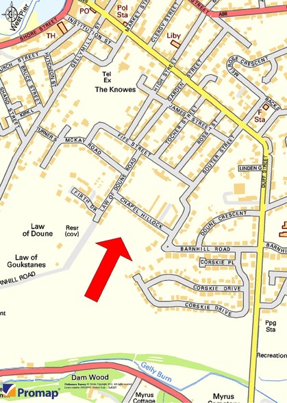 Law Of Doune Rd, Macduff for sale - Plat Map - Image 2 of 2