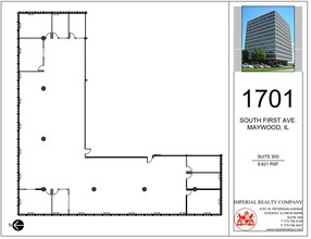 1701 S 1st Ave, Maywood, IL for rent Floor Plan- Image 1 of 4