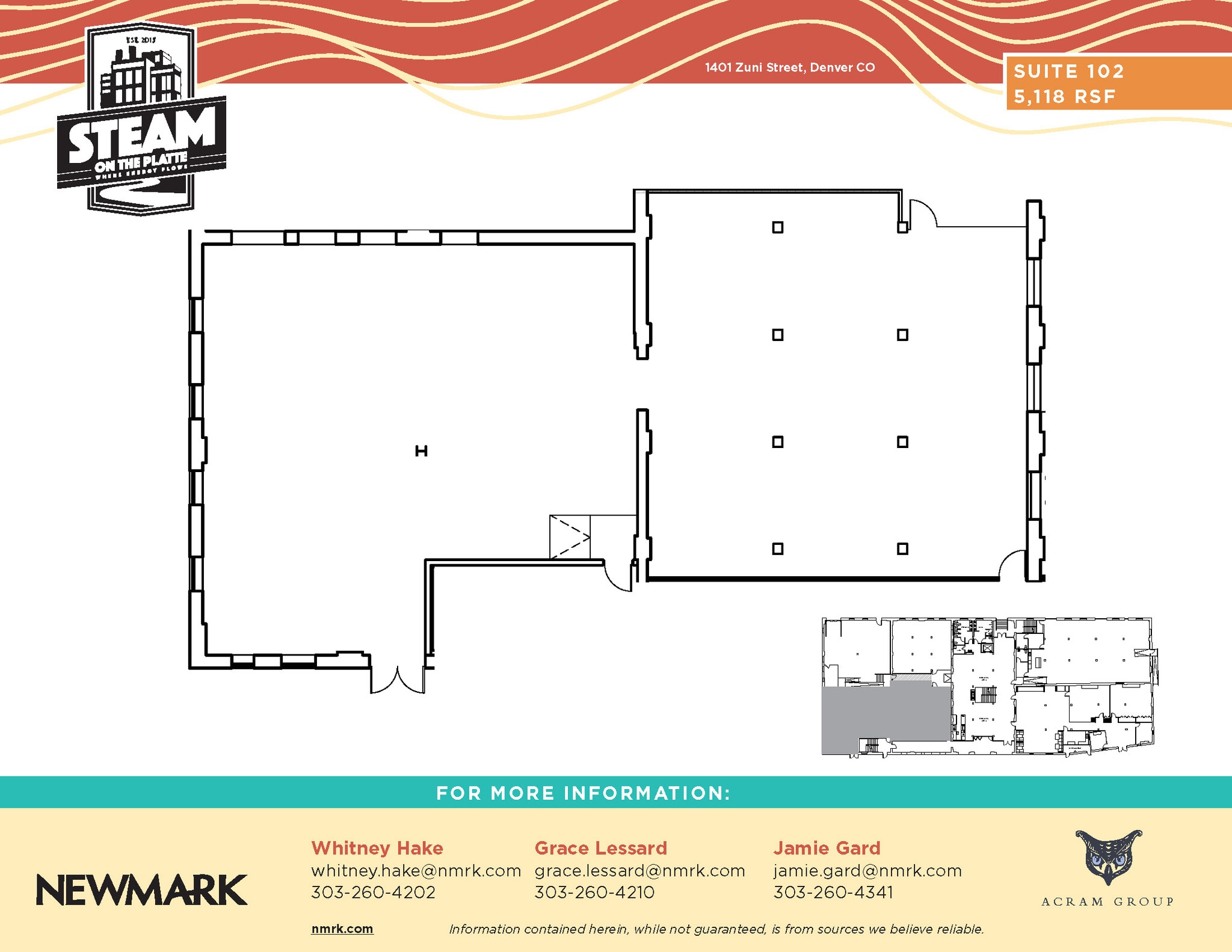 1401 Zuni St, Denver, CO to rent Floor Plan- Image 1 of 1
