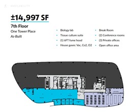 1 Tower Pl, South San Francisco, CA for rent Floor Plan- Image 1 of 1