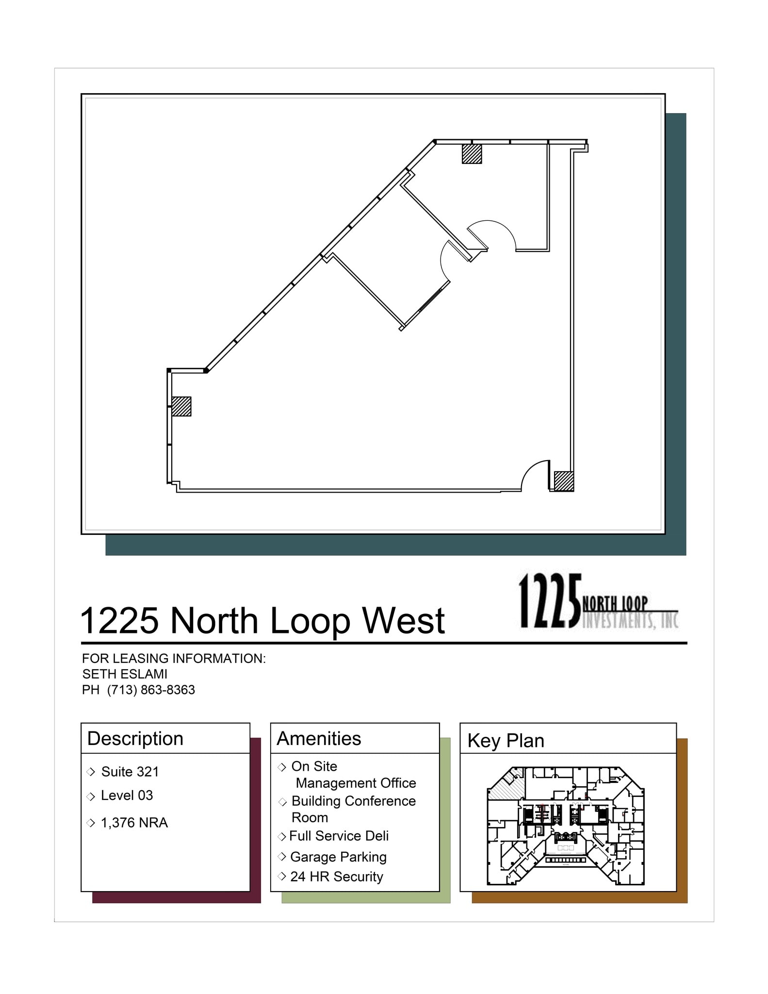 1225 N Loop Fwy W, Houston, TX to rent Site Plan- Image 1 of 1