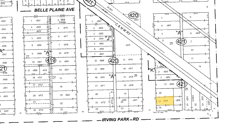 4210 W Irving Park Rd, Chicago, IL for rent - Plat Map - Image 3 of 5