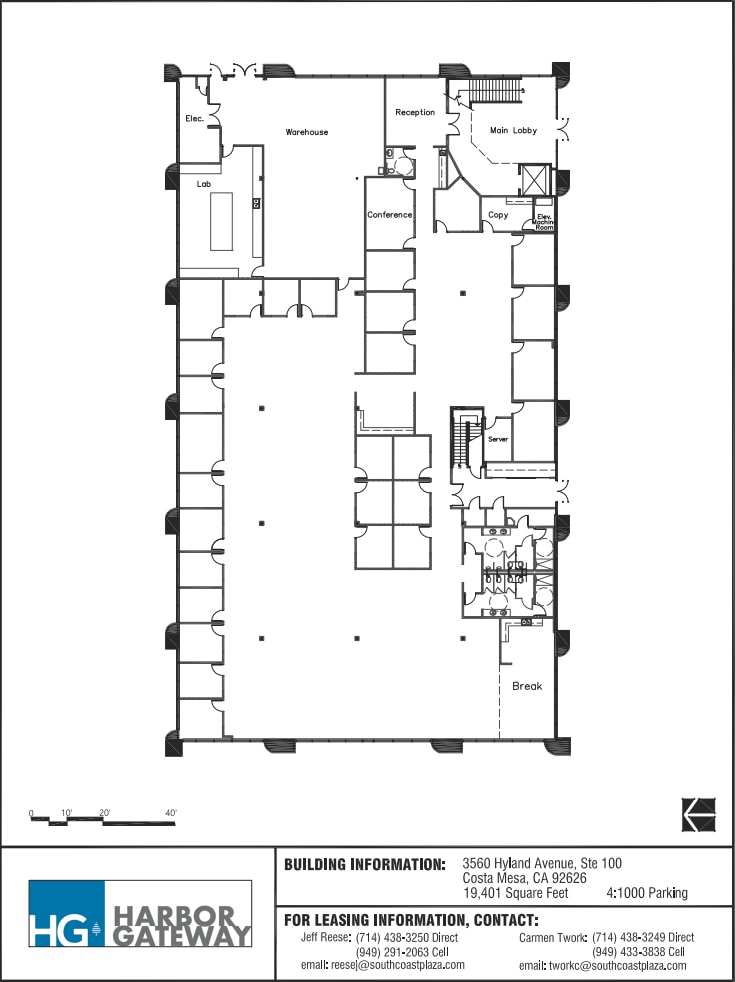3515 Harbor Blvd, Costa Mesa, CA to rent Floor Plan- Image 1 of 1