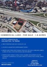 2170 E Lamar Blvd, Arlington, TX for sale Aerial- Image 1 of 4