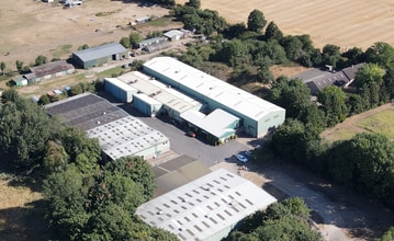 The Way, Royston, HRT - AERIAL  map view