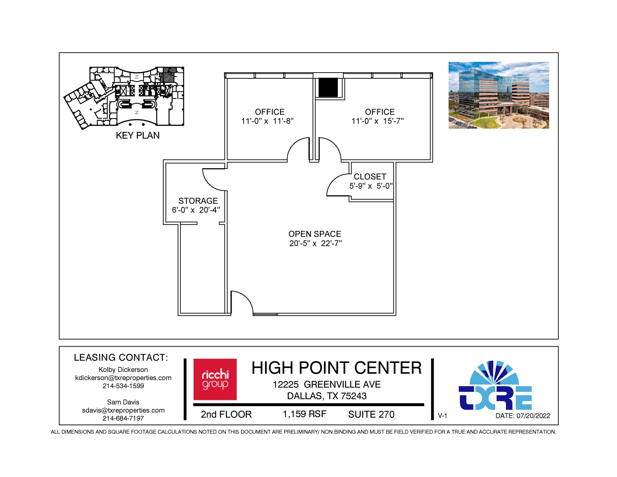 12225 Greenville Ave, Dallas, TX for rent Floor Plan- Image 1 of 1