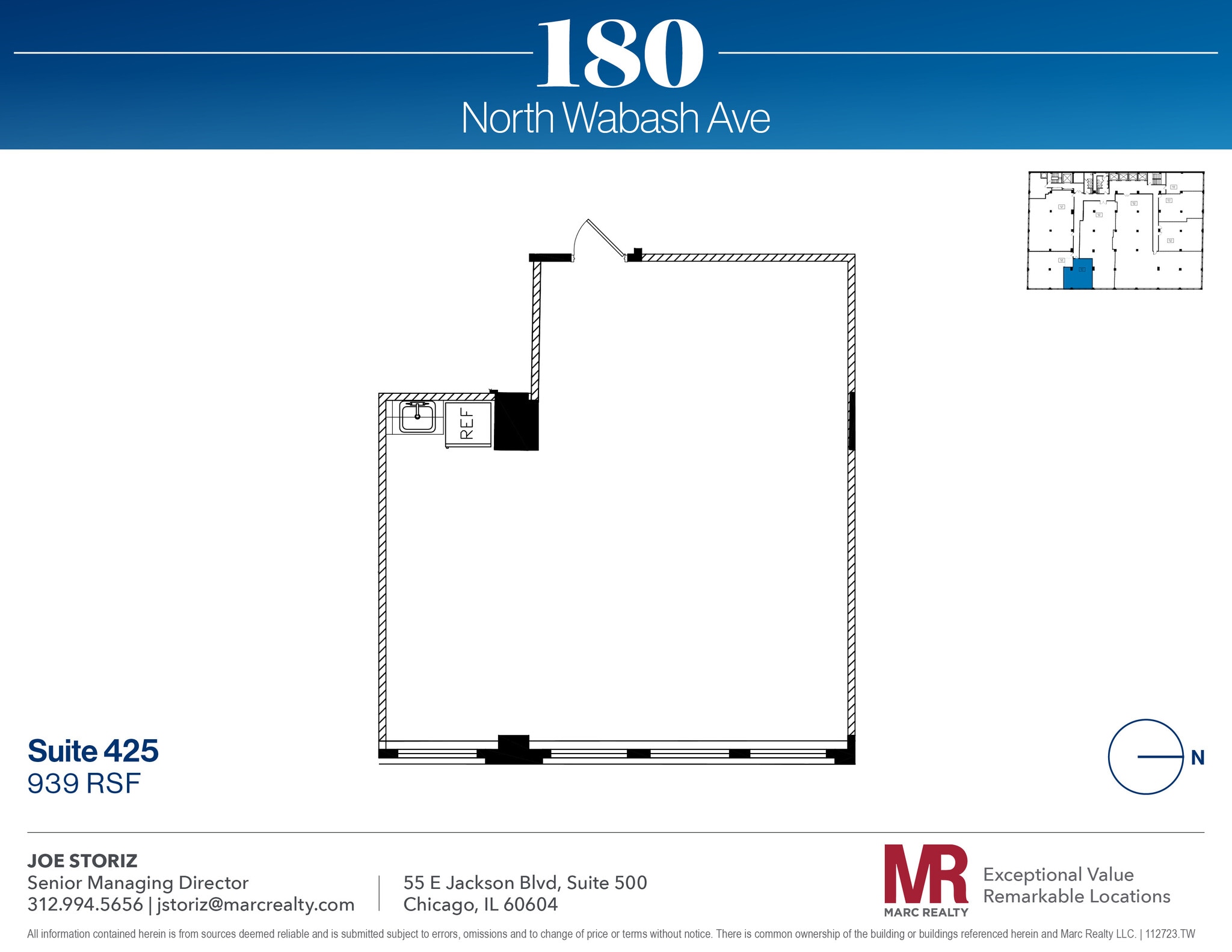 180 N Wabash Ave, Chicago, IL to rent Floor Plan- Image 1 of 4