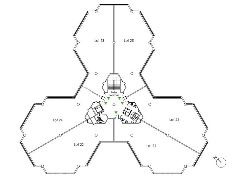 Office in Argenteuil to rent - Floor Plan - Image 3 of 3
