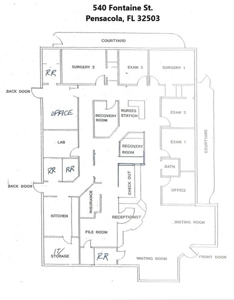 540 Fontaine St, Pensacola, FL for sale - Site Plan - Image 3 of 14