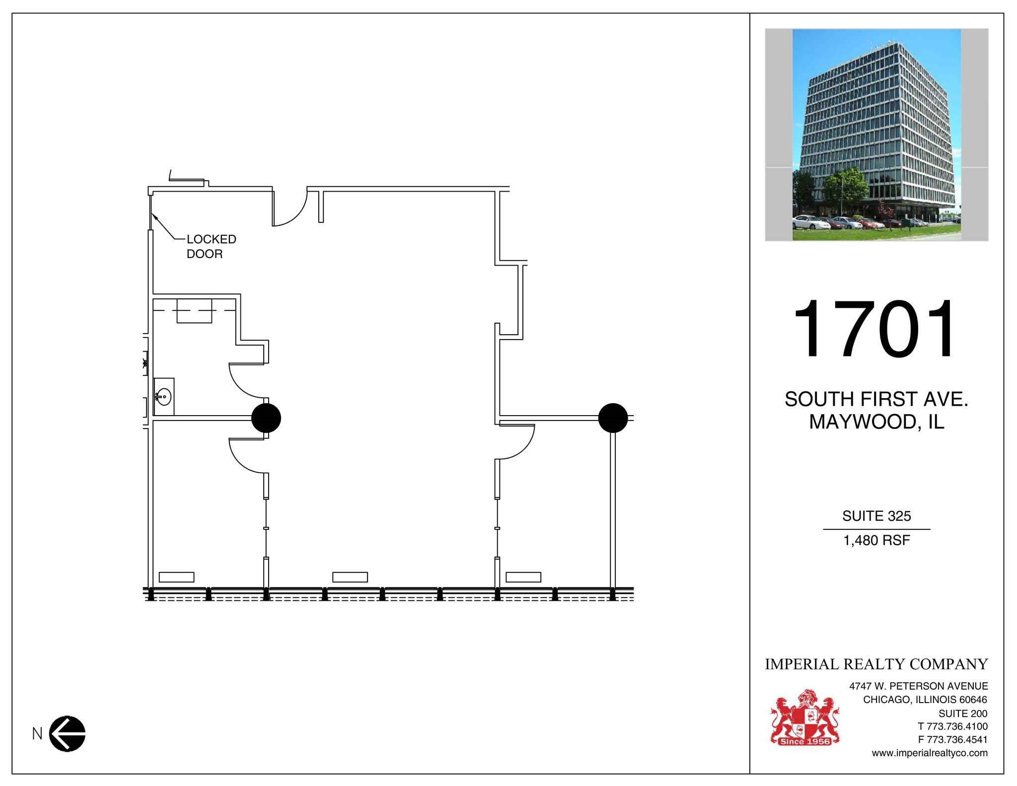 1701 S 1st Ave, Maywood, IL to rent Site Plan- Image 1 of 1