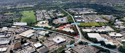 4-6 Caley Close, Norwich, NFK - AERIAL  map view