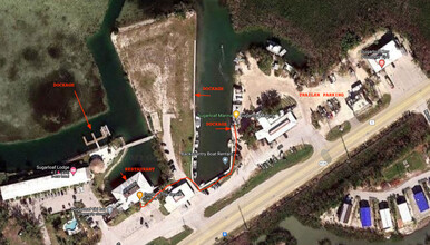 17001 Overseas Hwy, Sugarloaf Key, FL - aerial  map view