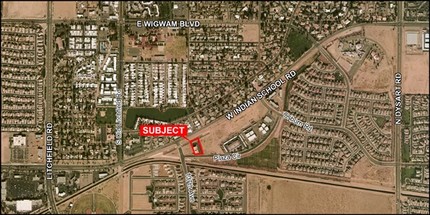 13645 W Indian School Rd, Litchfield Park, AZ - AERIAL  map view - Image1