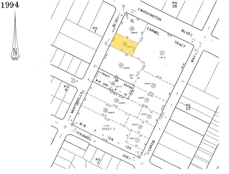 1010 S Montebello Blvd, Montebello, CA for sale - Plat Map - Image 1 of 1