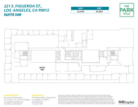 261 S Figueroa St, Los Angeles, CA for rent Floor Plan- Image 1 of 2