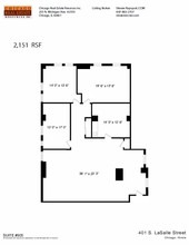 401 S LaSalle St, Chicago, IL for rent Floor Plan- Image 1 of 1