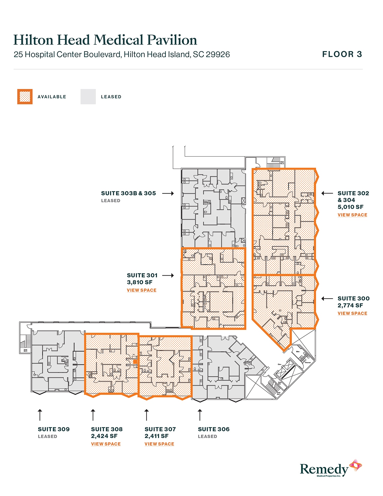 25 Hospital Center Blvd, Hilton Head, SC to rent Floor Plan- Image 1 of 2