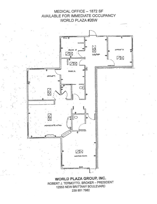 12523-12697 New Brittany Blvd, Fort Myers, FL for rent Floor Plan- Image 1 of 6