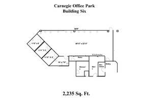 600 N Bell Ave, Carnegie, PA for rent Site Plan- Image 2 of 6