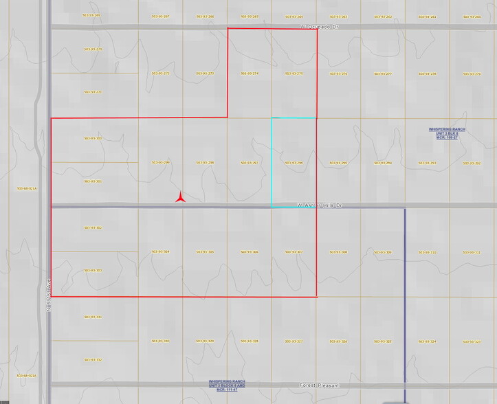 33000 Asher Hills, Wittmann, AZ for sale - Plat Map - Image 2 of 6