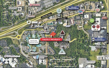 E Longview St, Fayetteville, AR - AERIAL map view