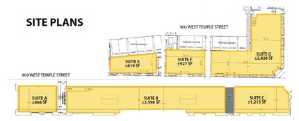 909 W Temple St, Los Angeles, CA for rent Site Plan- Image 1 of 1