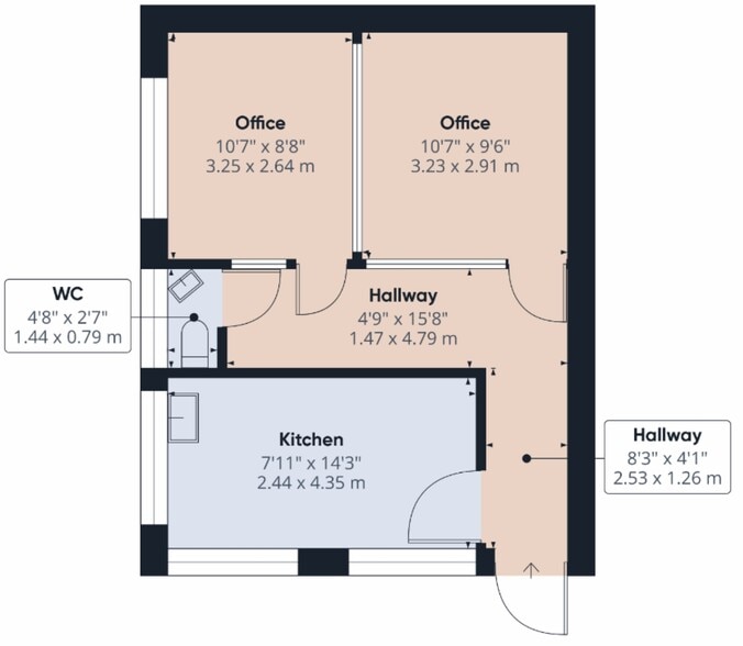 51 Colney Hatch Ln, London to rent - Floor Plan - Image 2 of 6
