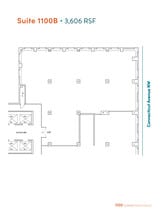 1100 Connecticut Ave NW, Washington, DC to rent Floor Plan- Image 1 of 3