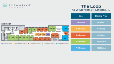 73 W Monroe St, Chicago, IL for rent Floor Plan- Image 1 of 4