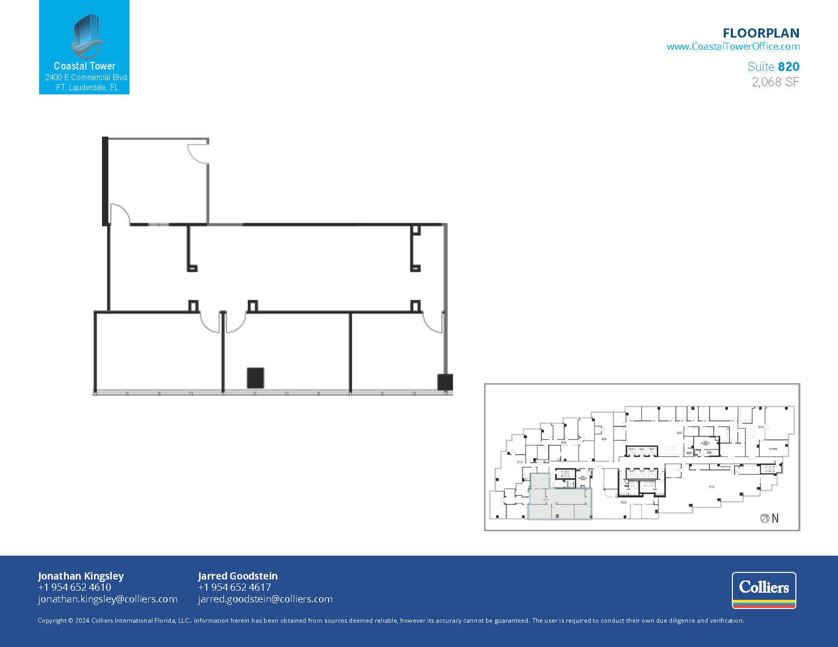 2400 E Commercial Blvd, Fort Lauderdale, FL for rent Floor Plan- Image 1 of 1