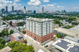 628 Edgewood Ave NE, Atlanta, GA - aerial  map view