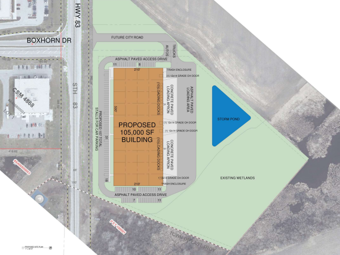 Hwy 83, Mukwonago, WI for rent - Site Plan - Image 2 of 2