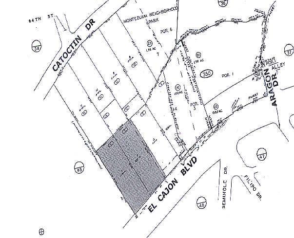 6440 El Cajon Blvd, San Diego, CA for sale - Plat Map - Image 1 of 1