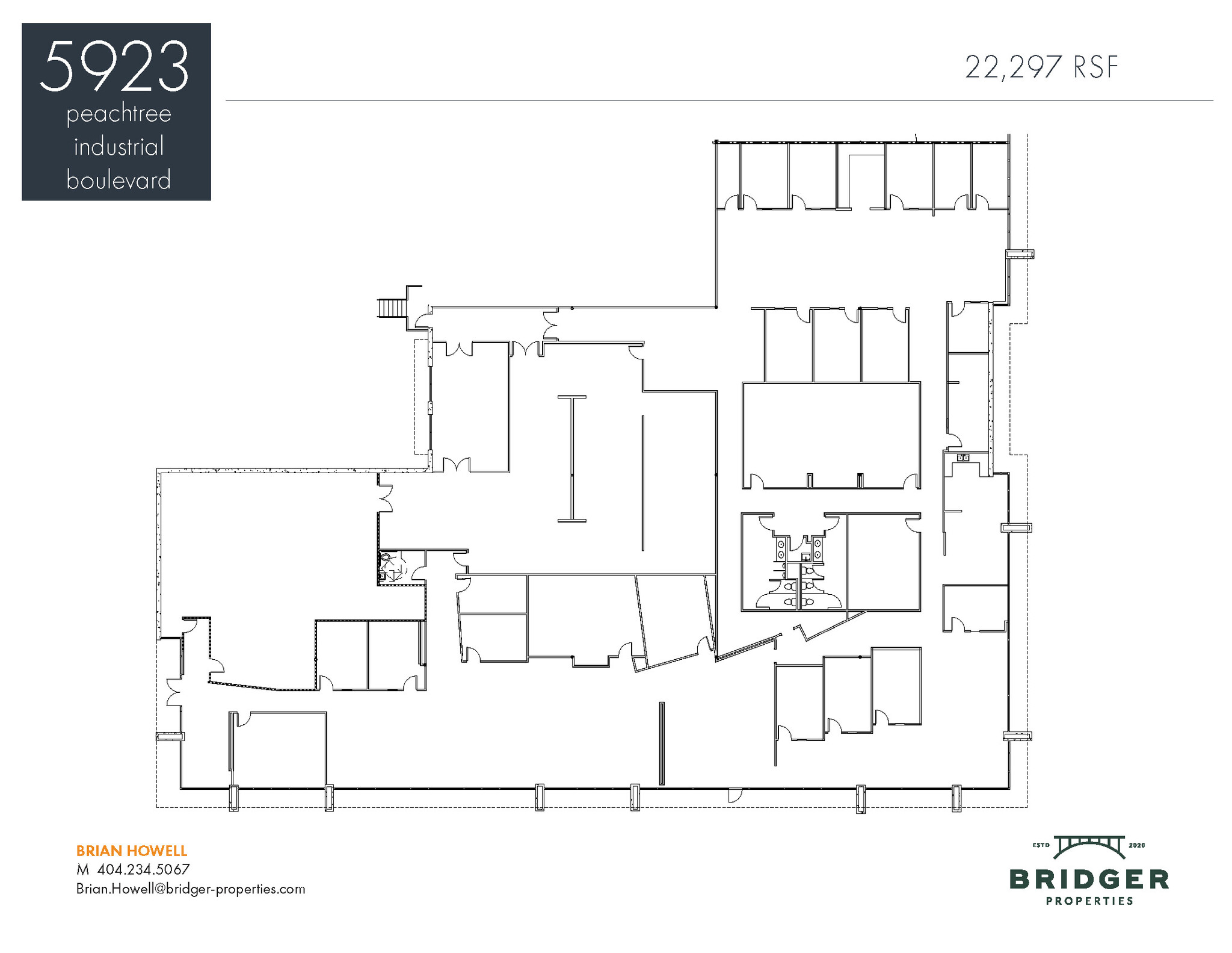 5923 Peachtree Industrial Blvd, Peachtree Corners, GA for rent Floor Plan- Image 1 of 1