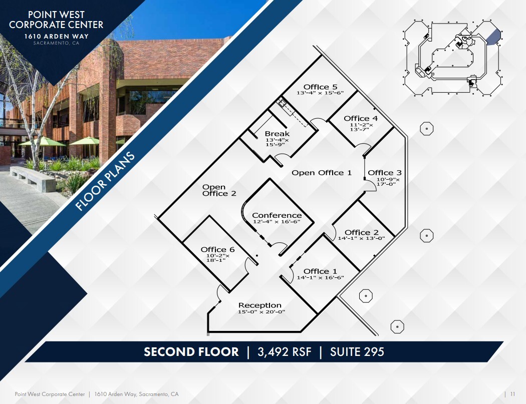 1610 Arden Way, Sacramento, CA to rent Floor Plan- Image 1 of 1