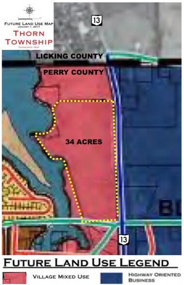 0 State Route 13, Thornville, OH for sale - Site Plan - Image 2 of 4