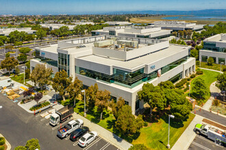 1100 Island Dr, Redwood City, CA - aerial  map view