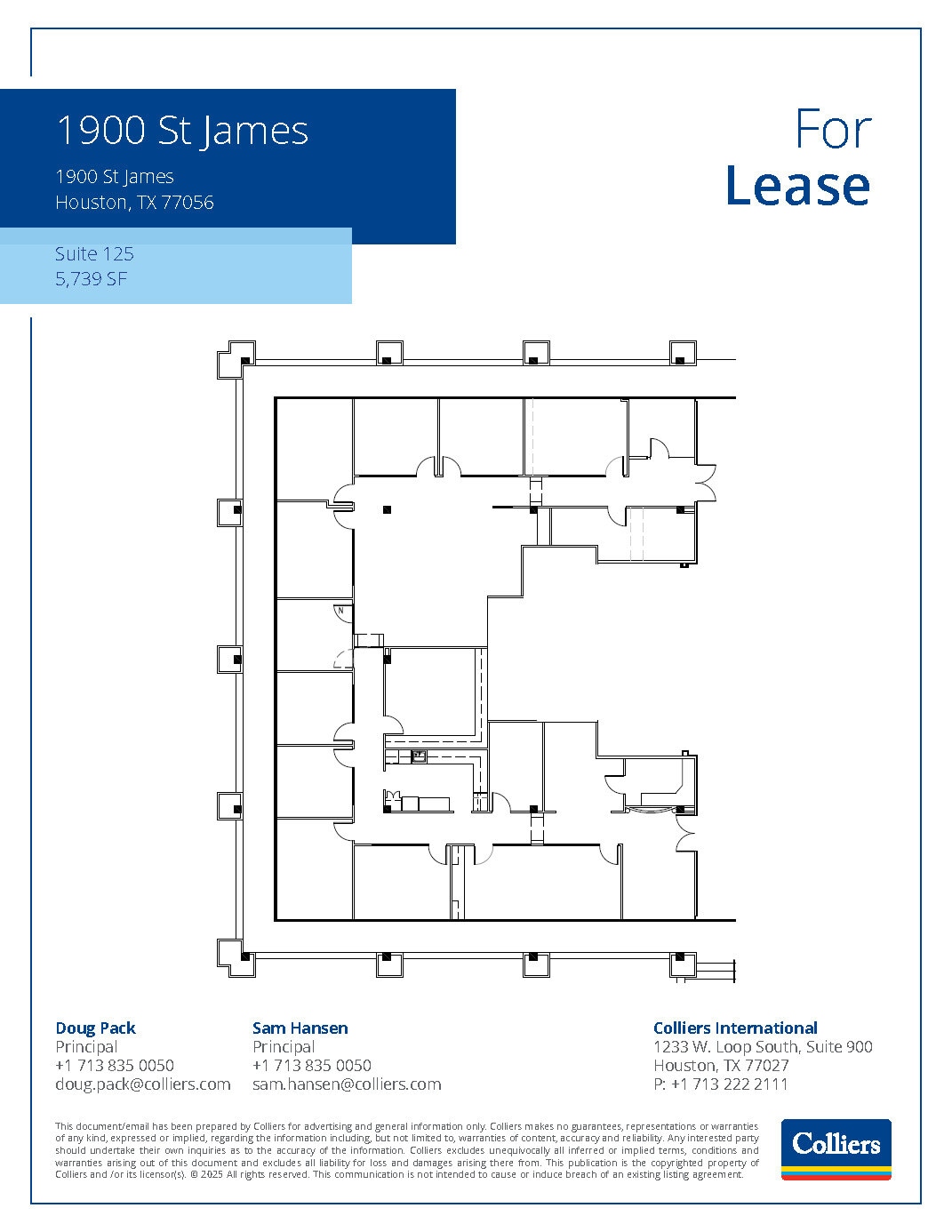 1900 St James Pl, Houston, TX to rent Floor Plan- Image 1 of 1