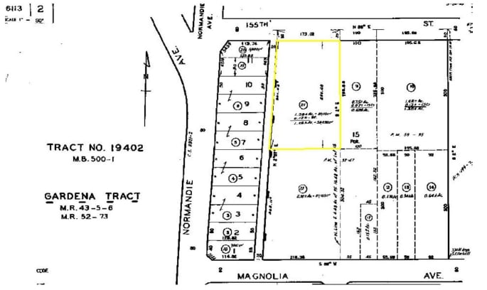 1300 W 155th St, Gardena, CA for rent - Plat Map - Image 3 of 58