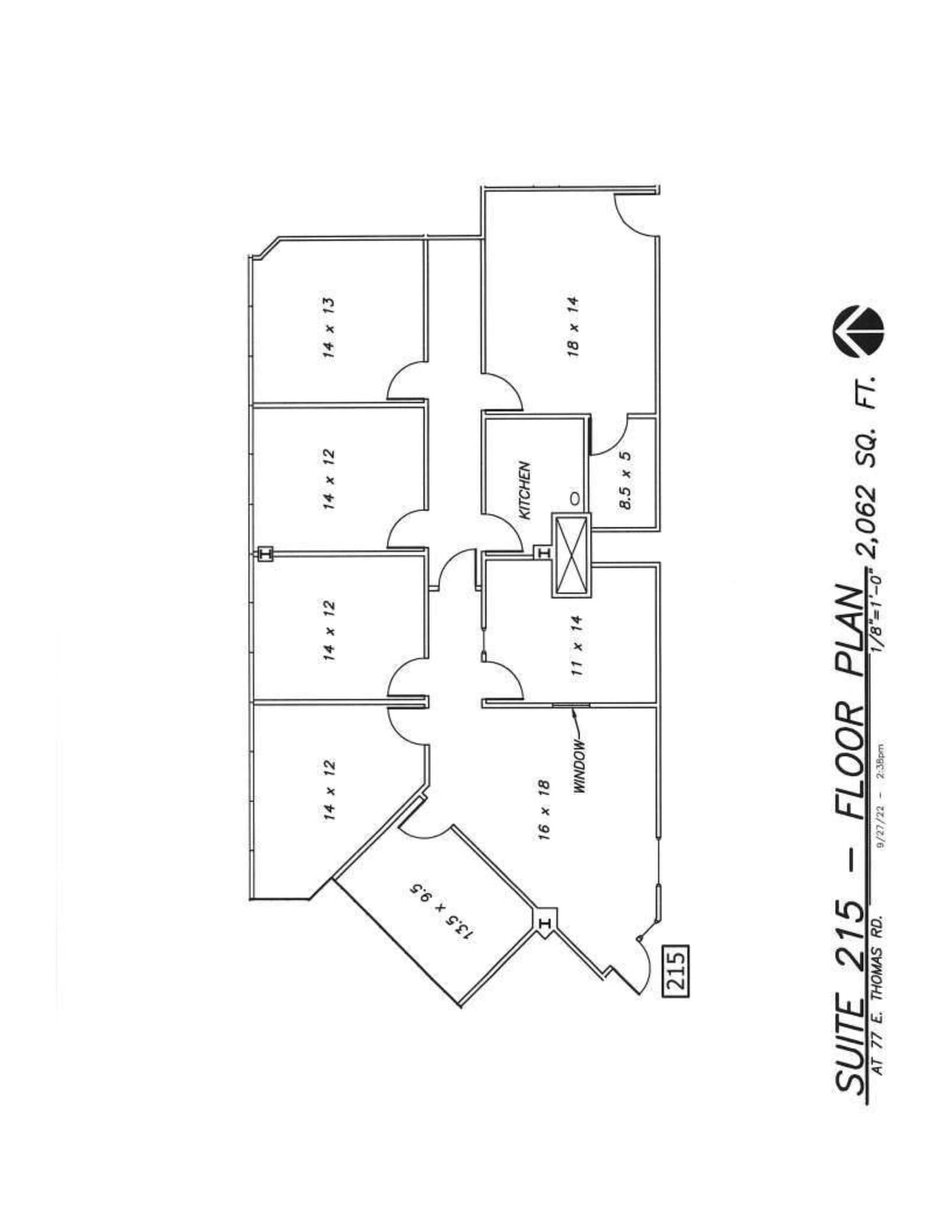 77 E Thomas Rd, Phoenix, AZ to rent Site Plan- Image 1 of 1