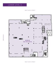 1540 Broadway, New York, NY for rent Floor Plan- Image 2 of 2