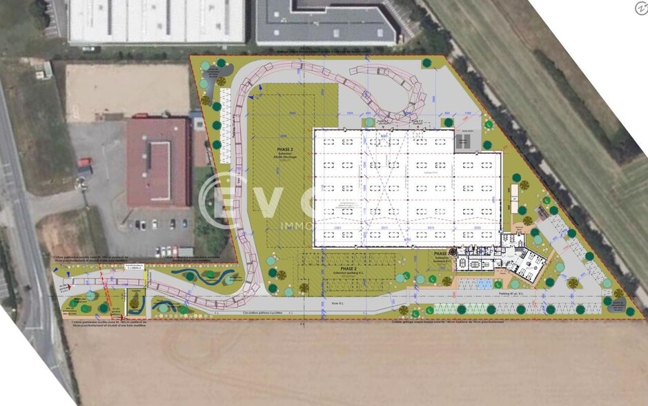 79 Avenue Des Freres Montgolfier, Genas to rent - Site Plan - Image 3 of 6