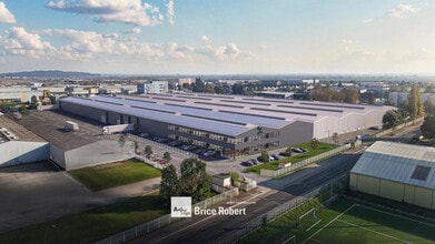 Meyzieu, RHO - Aerial map view - Image1