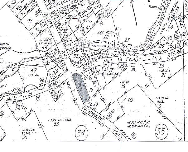 1 E Mill Rd, Long Valley, NJ for rent - Plat Map - Image 2 of 3