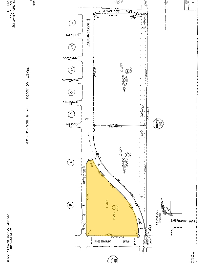 16555 Sherman Way, Van Nuys, CA for rent - Plat Map - Image 2 of 6